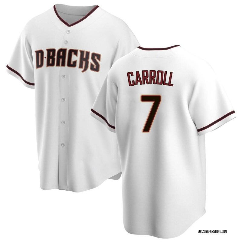 Youth Replica Arizona Diamondbacks Corbin Carroll Cream/ Alternate  Cooperstown Collection Jersey - Purple