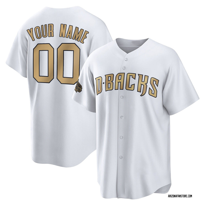 Custom Youth Arizona Diamondbacks Replica 2022 All-Star Jersey - White Game