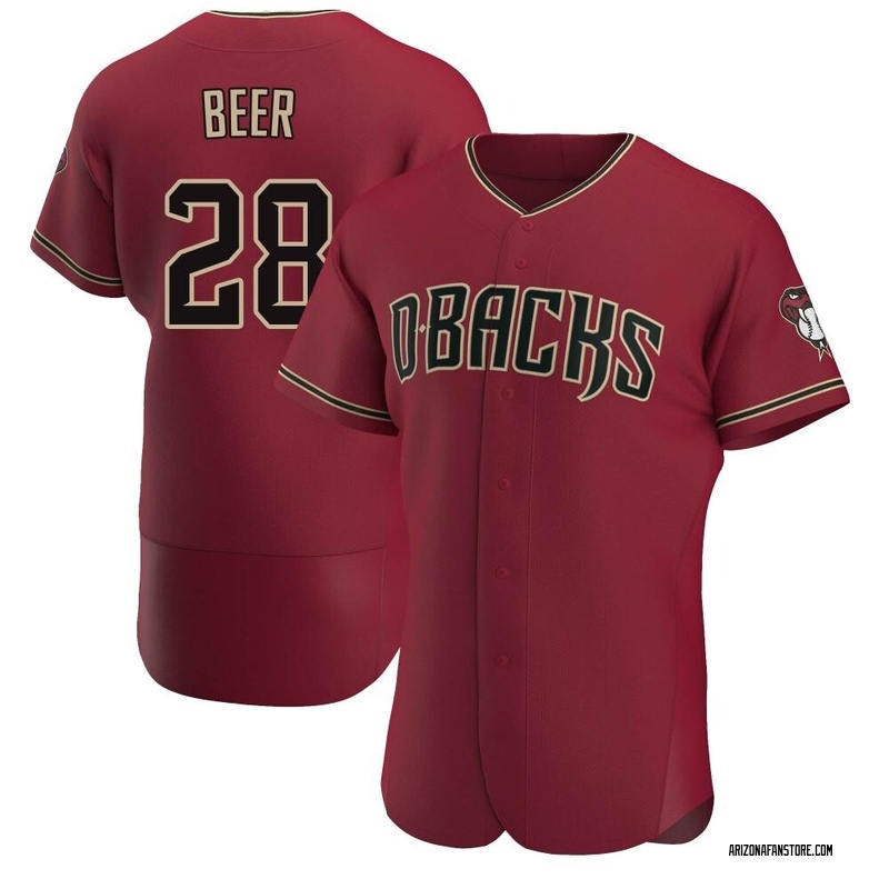 Men's Seth Beer Arizona Diamondbacks Authentic Gold 2021 City Connect Jersey  - Fans Clothes Shop